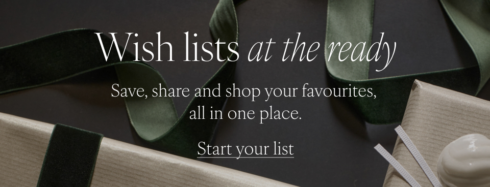 Wish lists at the ready - Start your list