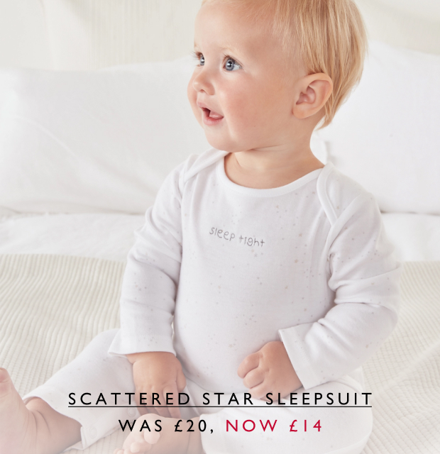 Scattered Star Sleepsuit WAS £20, NOW £14