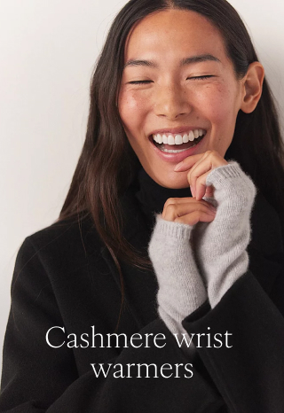 Cashmere wrist warmers