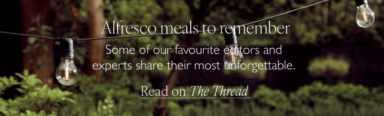 Alfresco meals to remember - Read on The Thread 