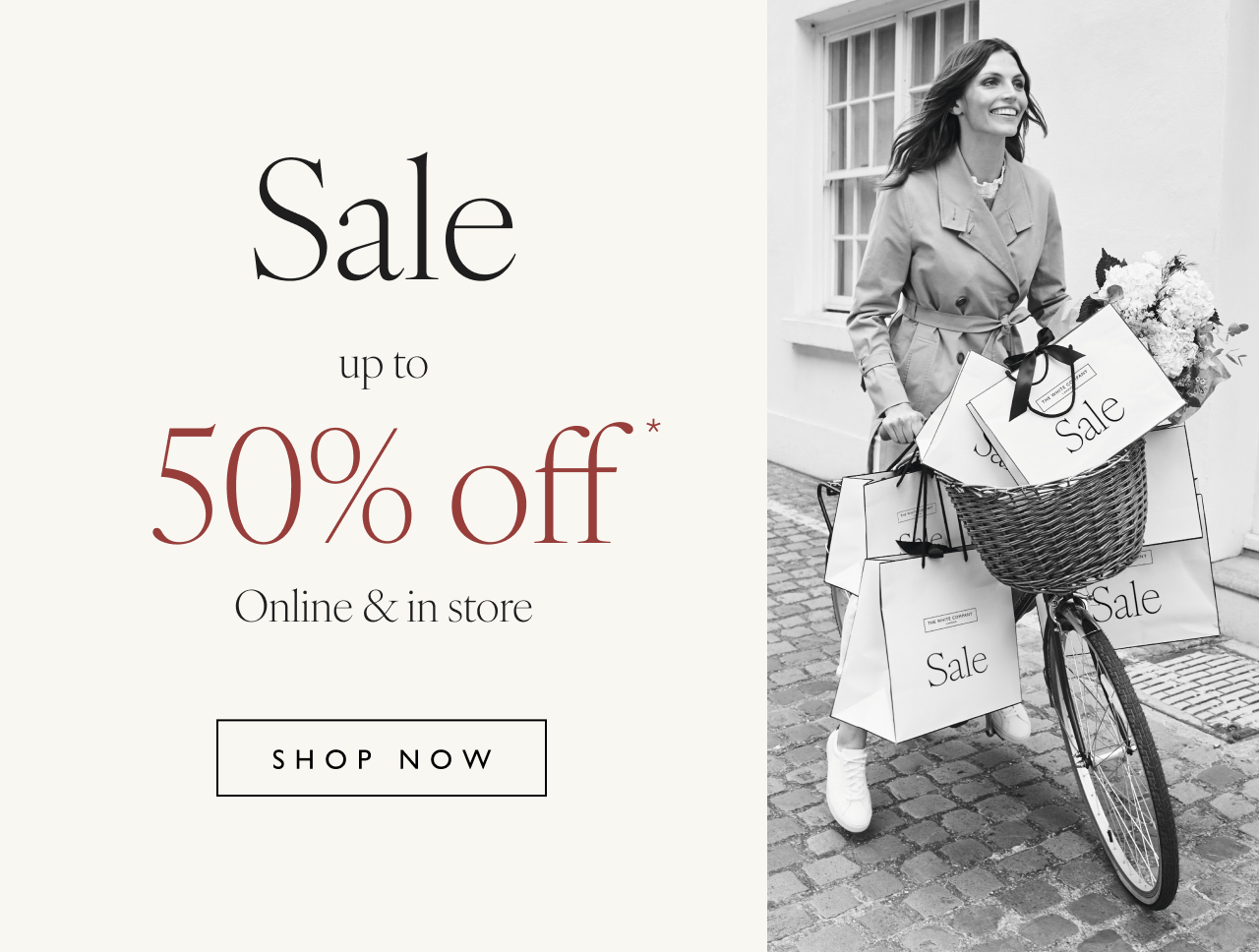 Sale up to 50% off Online & in store | Shop now